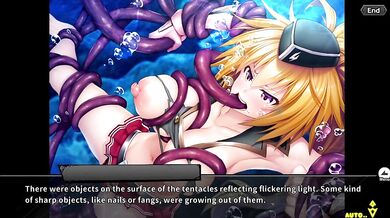 A beach warrior named Donna Burroughs (from the English-translated Taimanin RPGX) sets out on an adventure to find the ultimate power.