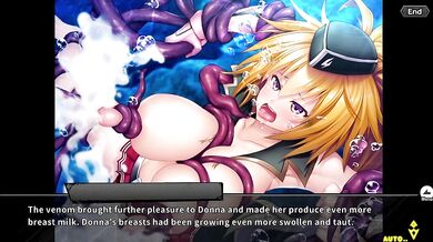 A beach warrior named Donna Burroughs (from the English-translated Taimanin RPGX) sets out on an adventure to find the ultimate power.