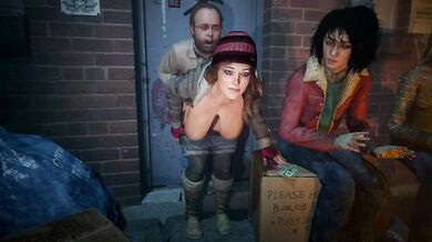 'Yellowbee and her friends help feed some of the homeless population in Los Santos.'