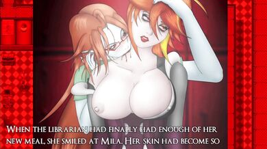 "Seduced by a Lustful Librarian, A Vampire Hunter Fails to Resist Temptation"