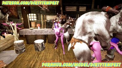 "Elfy Taurean Maidens in the Inn, Part 2 - The Unforgettable Orgy!"