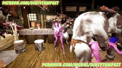 "Elfy Taurean Maidens in the Inn, Part 2 - The Unforgettable Orgy!"