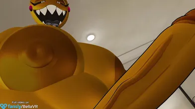 A Toy Chica's Takedown from a Rear-Entry POV with a Face Fucking Finish
