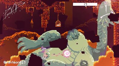 In this steamy scene, a young adventurer finds himself drawn into the lair of an enormous dragon, ready to claim his prize... her pussy.