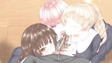 "Erotic Teachers' Triple Blowjob Classroom"