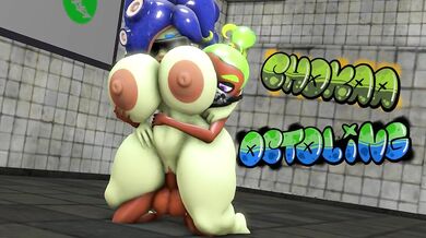 Rewritten as: "The Inked Adonis and Clean-Living Cephalopod Engage in Hot, Wild Sex"