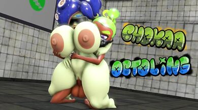 Rewritten as: "The Inked Adonis and Clean-Living Cephalopod Engage in Hot, Wild Sex"