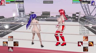 Watch as the fiery redhead Ellie takes on the devious LilNightmare in a fourth match of intense hentai action.