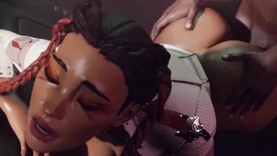 'Anal Queen Loba takes on a gang of horny men in hardcore group sex!'