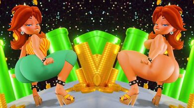 Daisy the Futa Twerks on Both Sides in This Hentai Video