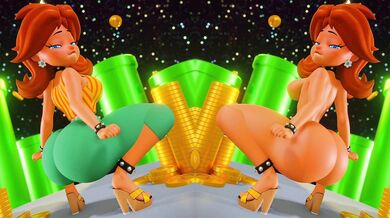 Daisy the Futa Twerks on Both Sides in This Hentai Video