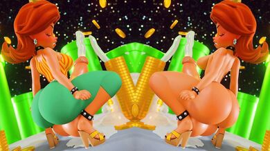 Daisy the Futa Twerks on Both Sides in This Hentai Video