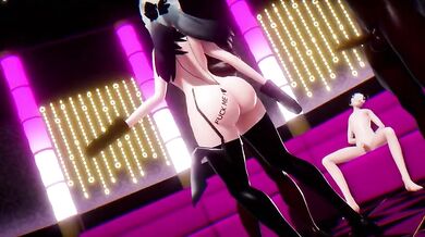 "Sexy Kayoko and her Pink Cat Love in the Shower"