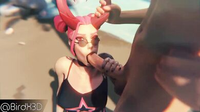 "One surfer's encounter with a sexy witch who gives him a magical blowjob, featuring X-rated 3D graphics."
