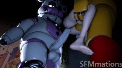 'Vanessa Gets Double-Teamed by Freddy and Silver Freddy'