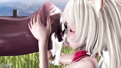 Bruceyboi654 and his horse Elin having passionate sex in the barn.