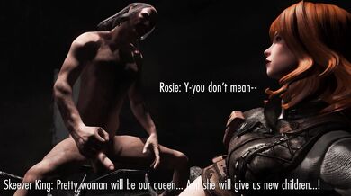 'Rosie, The Sexy Vampire, Takes on the Skeevil King in an Epic Porn Battle!'
