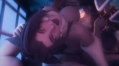 'Miko's tight pussy getting fucked from behind'