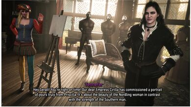 "Yennefer's Secret Obsession: Naughty Artwork Revealed!"