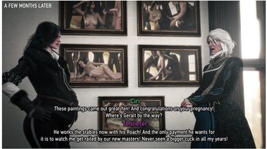 "Yennefer's Secret Obsession: Naughty Artwork Revealed!"