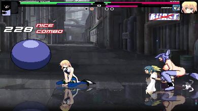 The XXX Adventures of Kuromaru and His Two Girlfriends - Dizzy and Kyoko