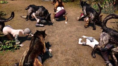 "Magical Beasts of the Forest: The Tale of the Horny Wolf and His Wandering Eye"