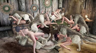 "Magical Beasts of the Forest: The Tale of the Horny Wolf and His Wandering Eye"