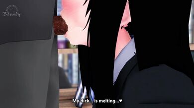 "Lustful Librarian: Akiha's Secret Desires Revealed in the Stacks"