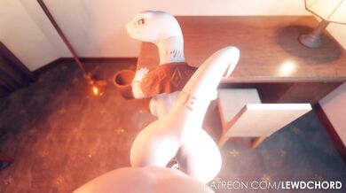 'Human Fucking His Lizard Girlfriend with Lewd Chords'