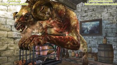 'Bravely Default: Triss and Merigold Captured and Roughly Fucked by a Monstrous Creature'