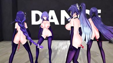 'Raiden and Aespa girls dance in the rain'