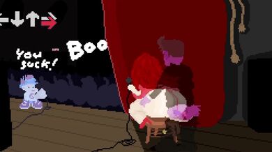 "Fantasy world of pixelated sex complications!"