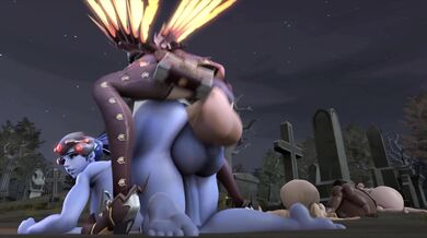 "Mouth-watering Widowmaker and Mercy's Seductive Spell in the Kitchen - HeisenBurger"