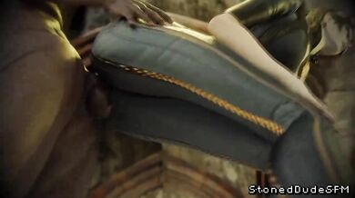 Bayonetta's Anal Lube Job