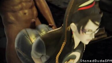 Bayonetta's Anal Lube Job