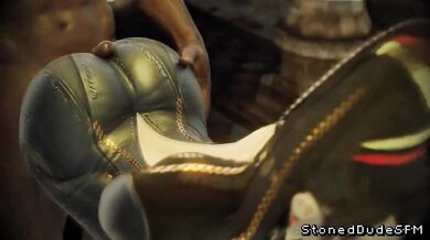 Bayonetta's Anal Lube Job