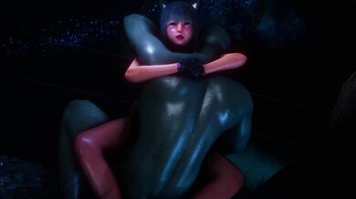 Vindictus Belis Is Fucked By A Monster In The Woods At Night.