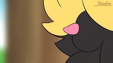 'The cum-guzzling fairy and her human master'