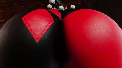 "Watching the hot Harley from behind, her big ass in view as she rides a dildo with a POV camera."