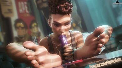 "Beastly Futanari Foot Worship - Beastmaster Kassandra PMV"