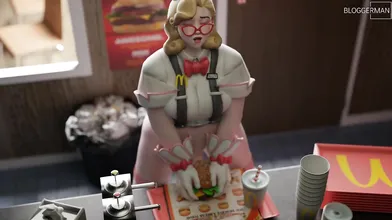 'Burger Fucker Mei with Chef'