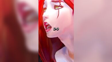 'Katarina vs Triss Merigold (The Wheel) - The Sexy Hentai Porn Adventures of Two Badass Brawlers'