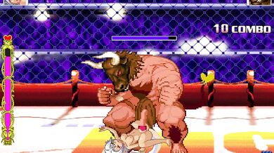 'Minotaur Defiles Grizelda'