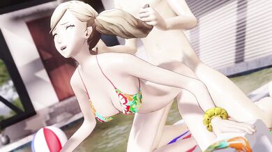 "A Hazy Afternoon at the Swimming Pool: Anne Gets Fucked by Two Strangers"