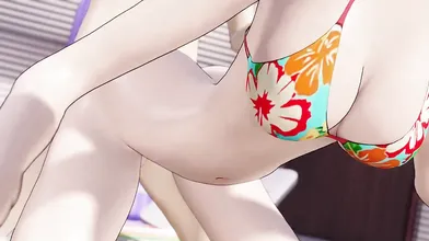 "A Hazy Afternoon at the Swimming Pool: Anne Gets Fucked by Two Strangers"