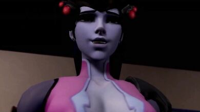 'Mrs. Widowmaker's First Time with a Futa and Her Small Cock Tease'