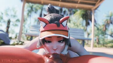 'The Stealthy Clobbering of Kiriko at the Beach'