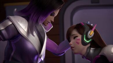 "D.va, the Overwatch hero, gets double penetrated in a hot hentai porn scene!"