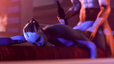 'Liara T'soni is taken advantage of at a wild party'