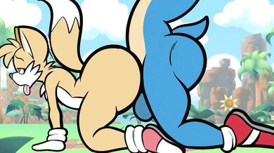 "Sonic's Tail Gets Stuck in a Hole and He Needs Help!"